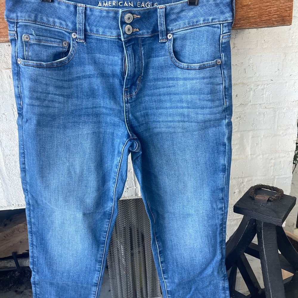 American Eagle Artist Crop Jeans